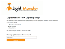 Tablet Screenshot of lightmonster.com